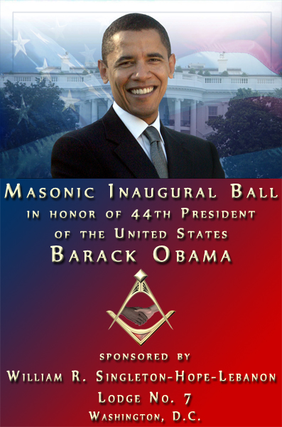 obama inauguration ball print